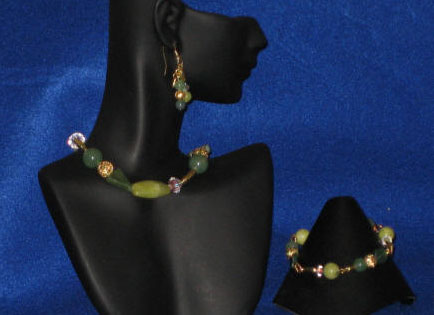 New Jade, Moss Jade & Aventurine Princess Length Set 