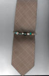 Aqua Cloisonn, Amazonite & Turquoise Tie Sprit