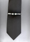 White Howlite & Snow Quartz Tie Sprit